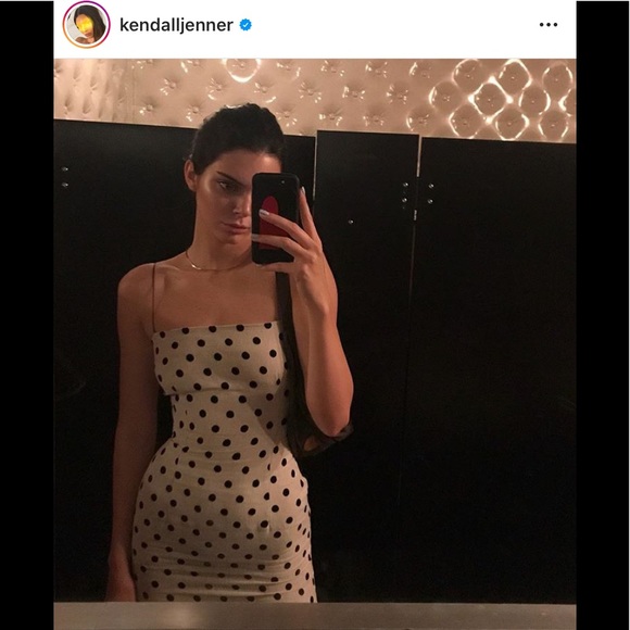 Patrizia Pepe Silk Apricot Polka Dot Cutout Dress - Picture 12 of 14